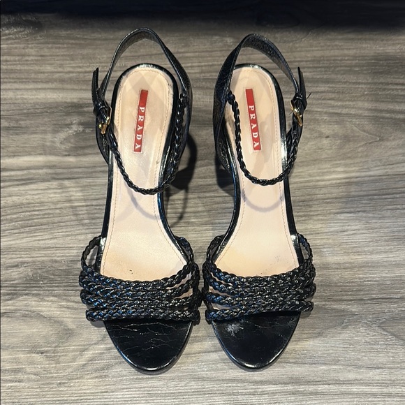 Prada Black Calzature Donna Women's Sandals